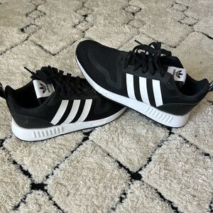 Black and White Adidas Sneaker